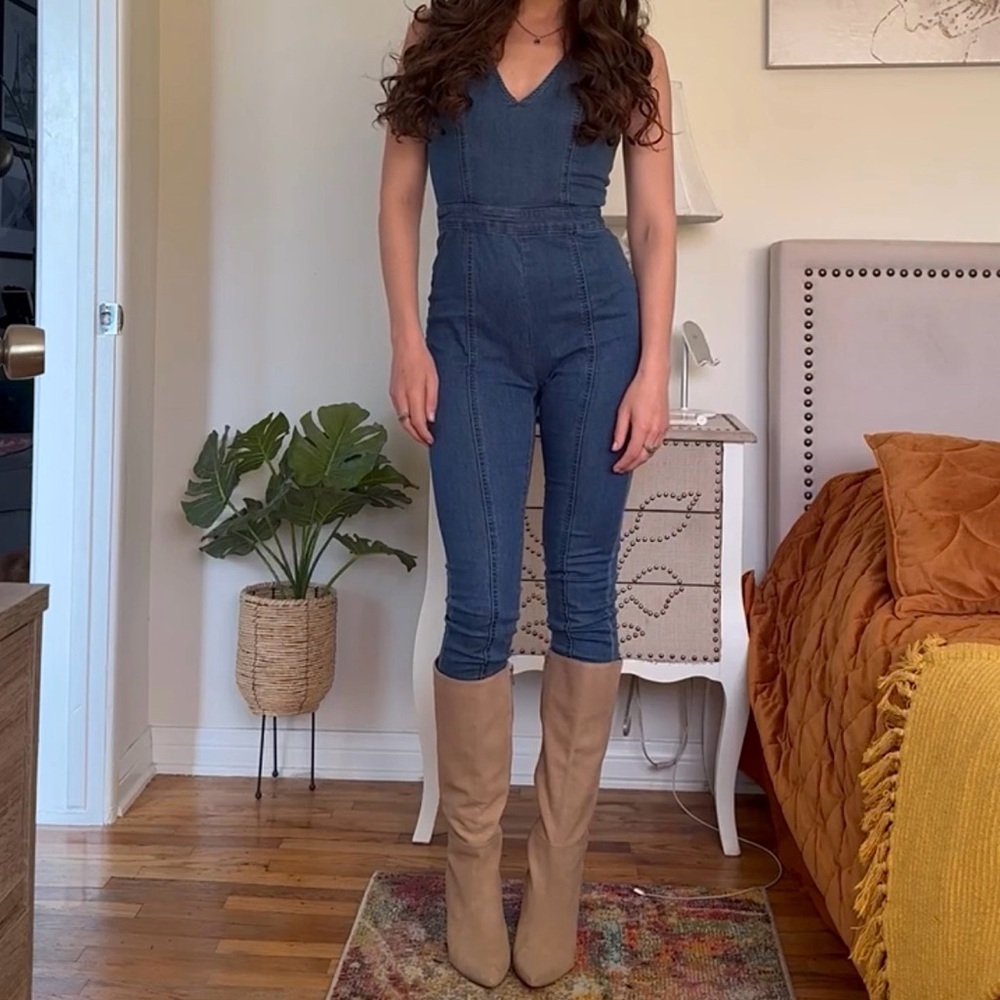 Stylish Denim Jumpsuit